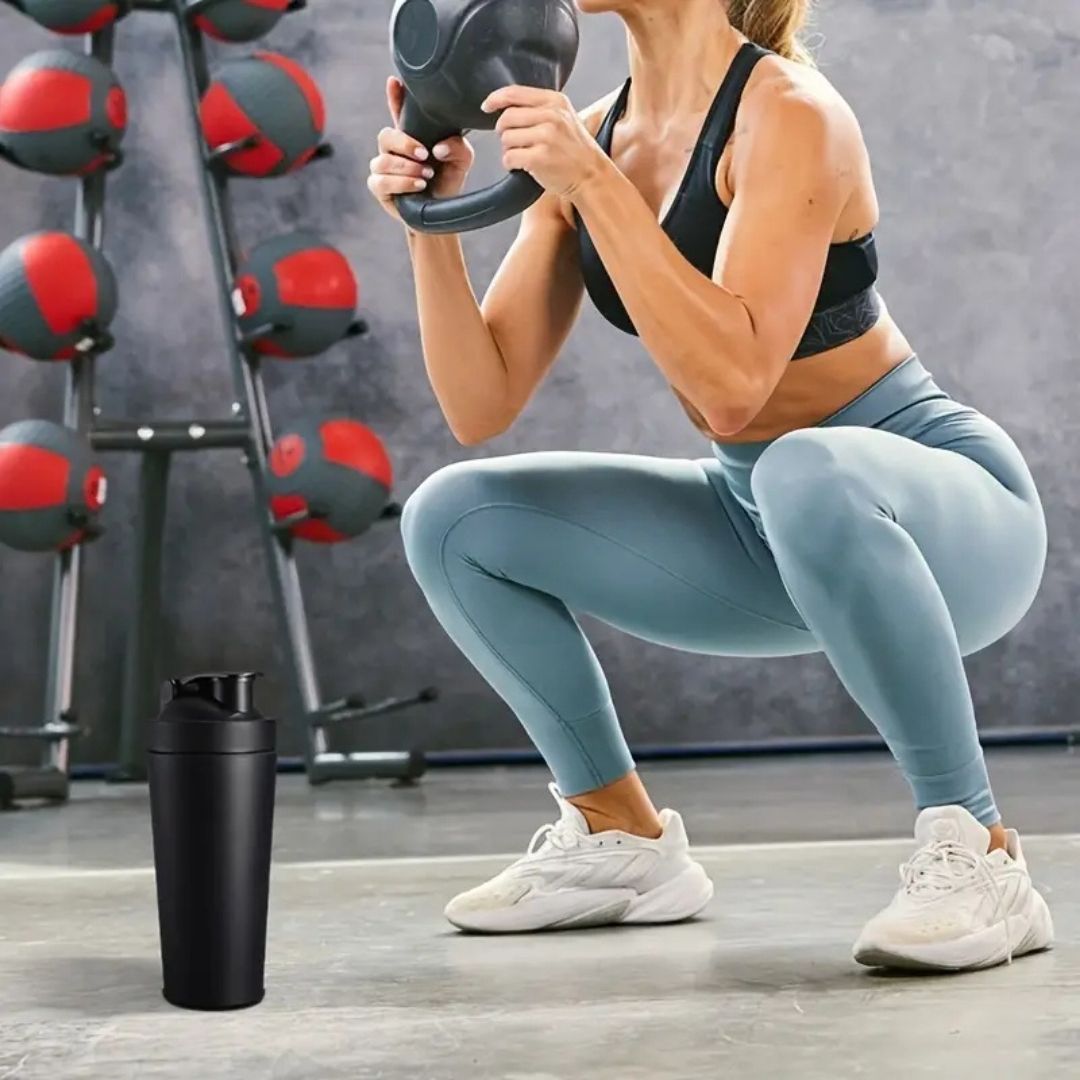 Bio-Shaker | Vaso Mezclador Proteína | Compartimiento Gym