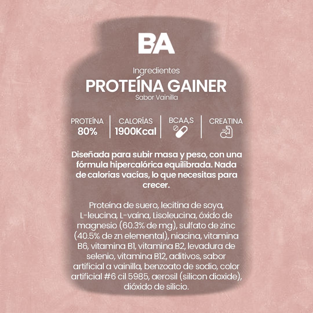 Proteina Gainer en Polvo BioAdvance