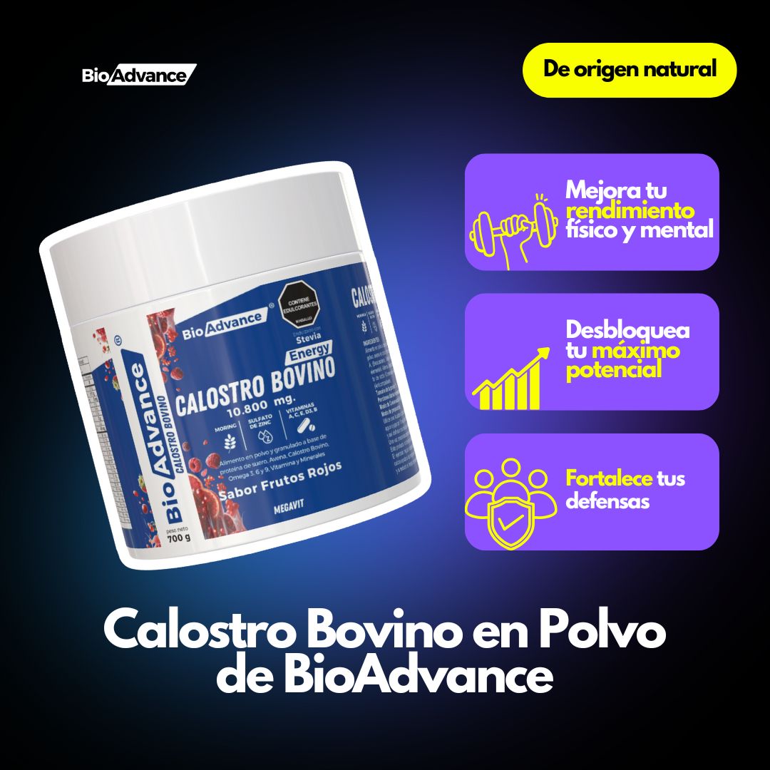 Calostro Bovino en Polvo de 700g BioAdvance