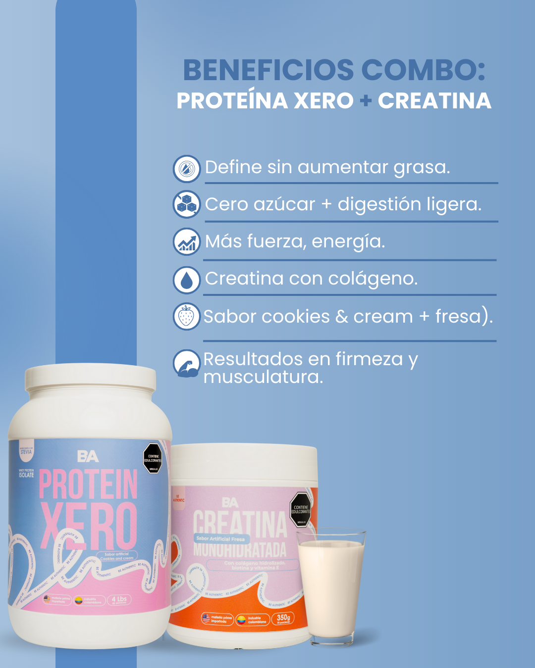 Combo Girl Power (Proteína Xero + Creatina Monohidratada)