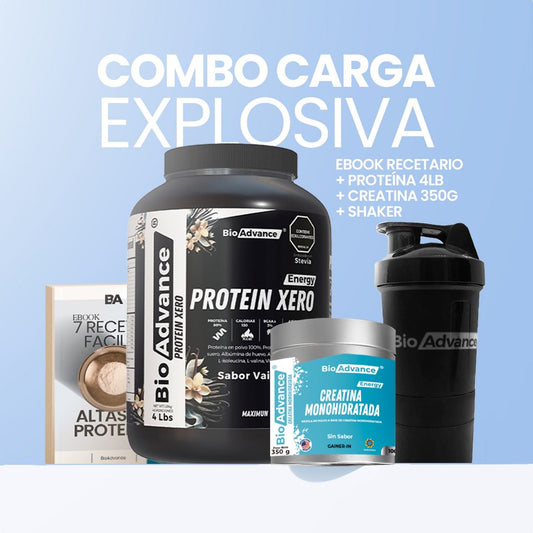 Combo carga explosiva Proteína Xero + Creatina Monohidratada