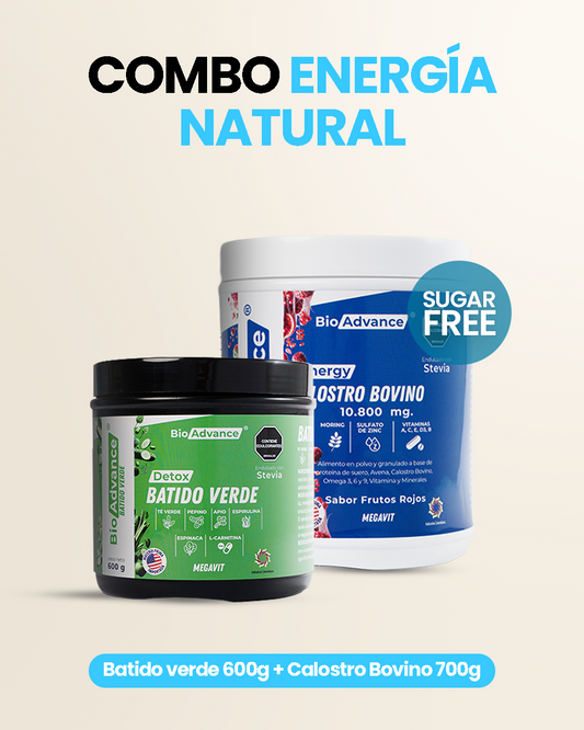 Combo Energía Natural (Calostro Bovino + Batido Verde)