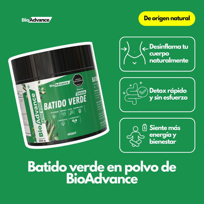 Batido Verde en polvo 600g BioAdvance