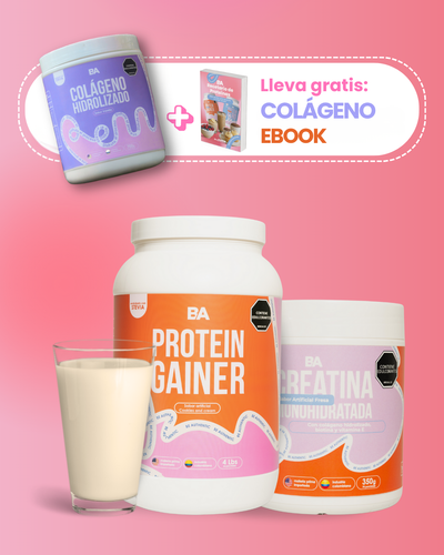 Combo Wonder Woman (Proteína Gainer Mujer  + Creatina Monohidratada Mujer)