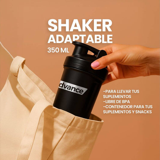 Bio-Shaker | Vaso Mezclador Proteína | Compartimiento Gym