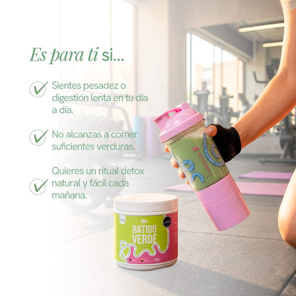 Para quién es el Batido Verde de BioAdvance: buscas una digestión ligera y sumar verdes a tu rutina sin complicarte.