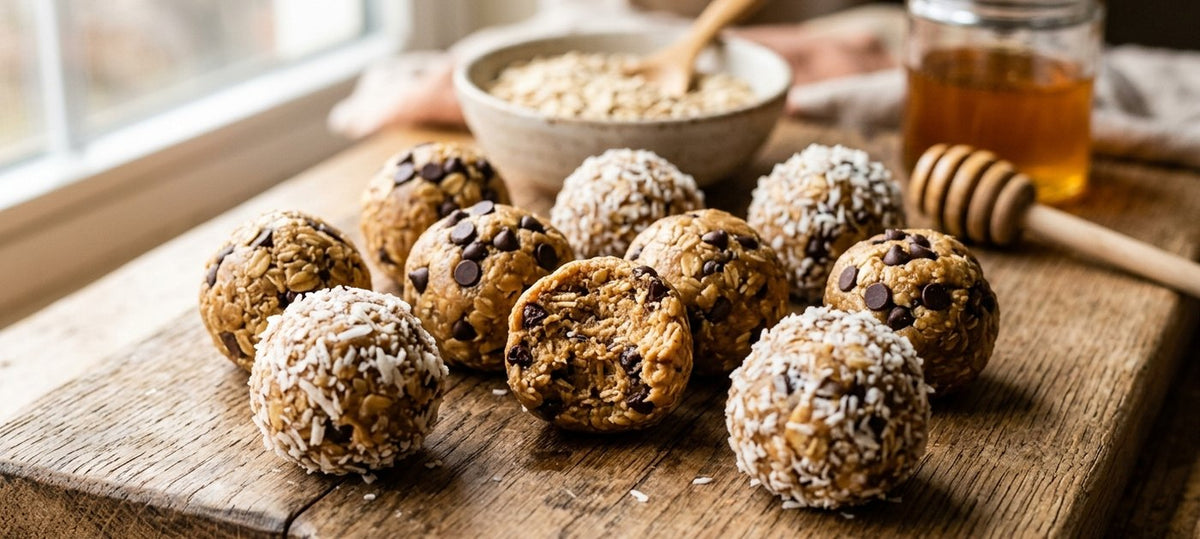Bolitas energéticas proteicas