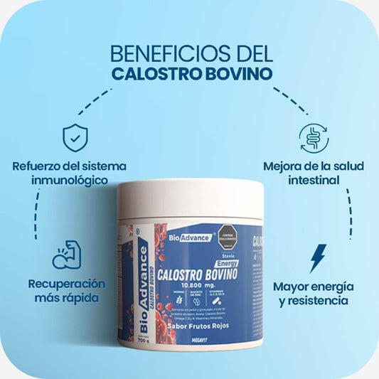 Calostro Bovino en Polvo de 700g BioAdvance