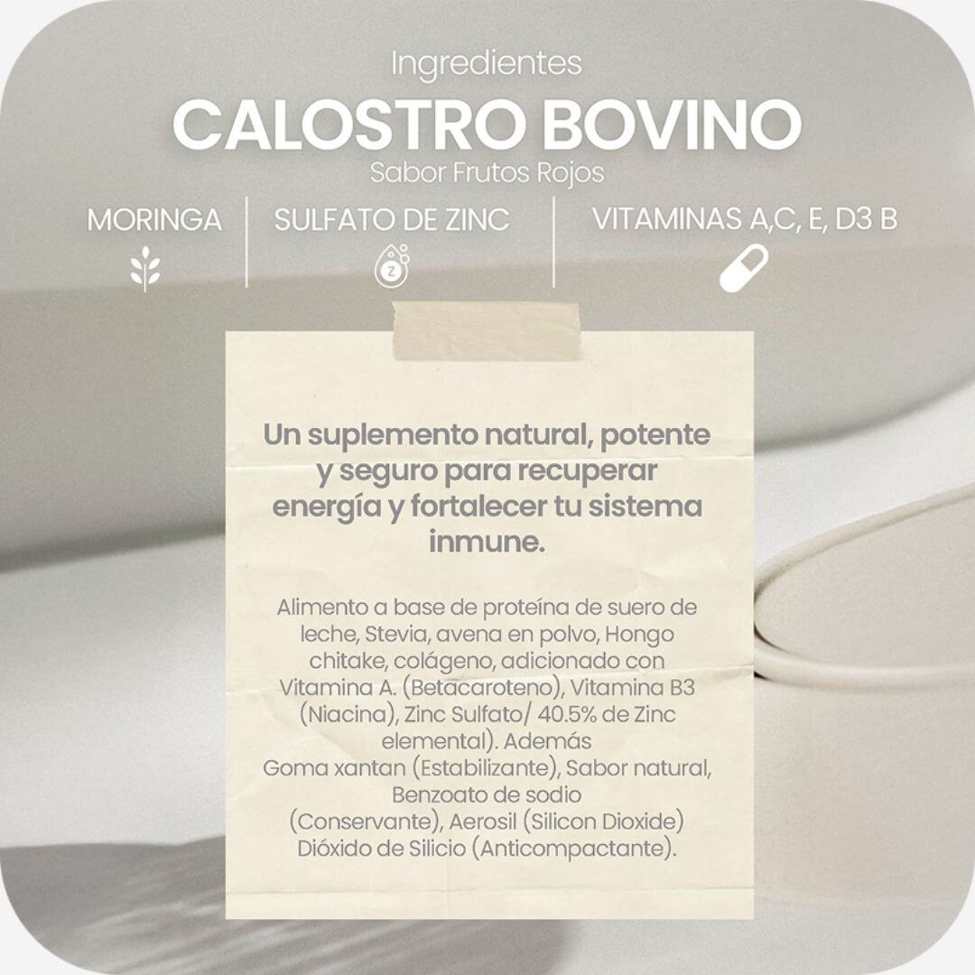 Calostro Bovino en Polvo de 700g BioAdvance