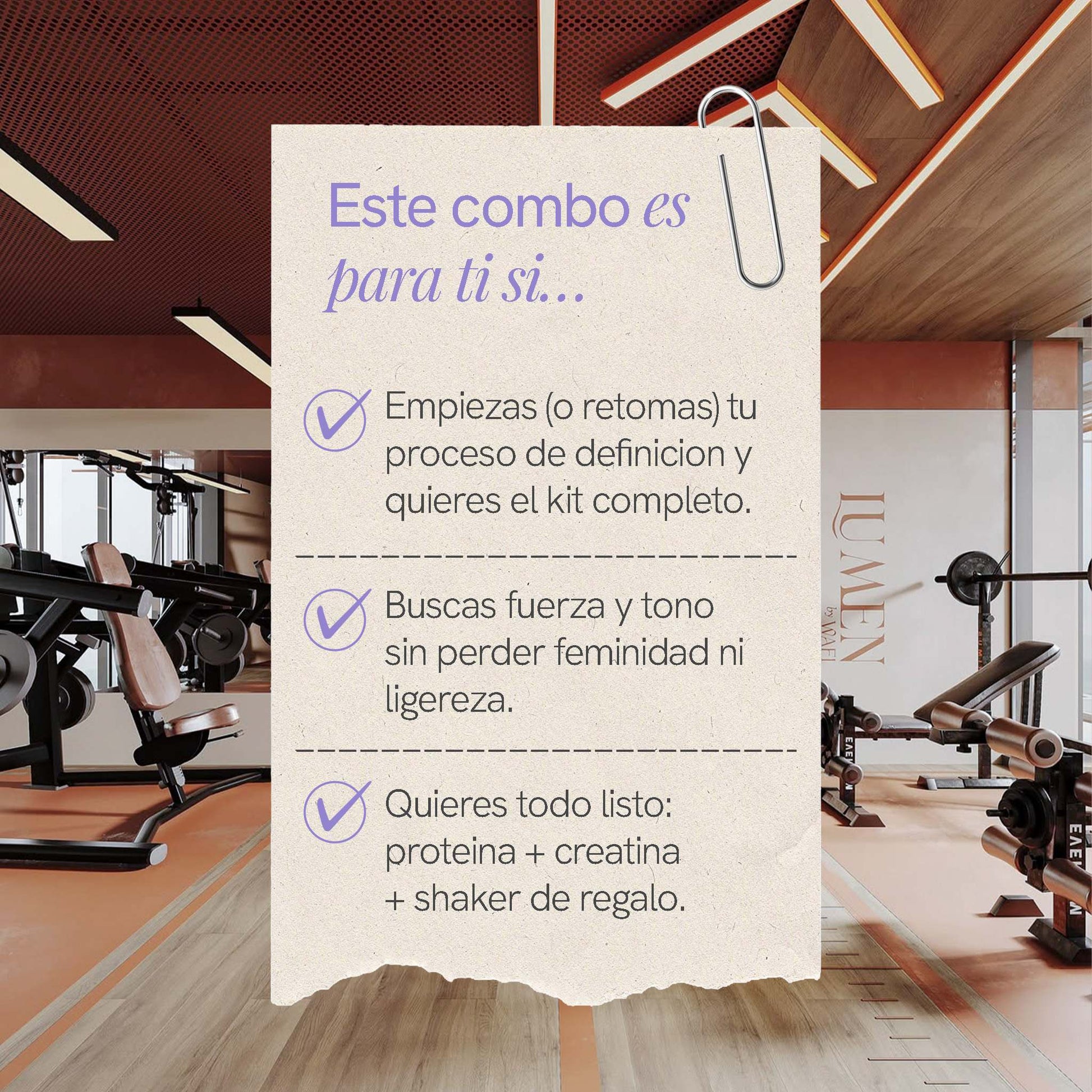 Para quién es el Combo Girl Power de BioAdvance: quieres apoyar la definición de tu figura con un ritual simple y completo.