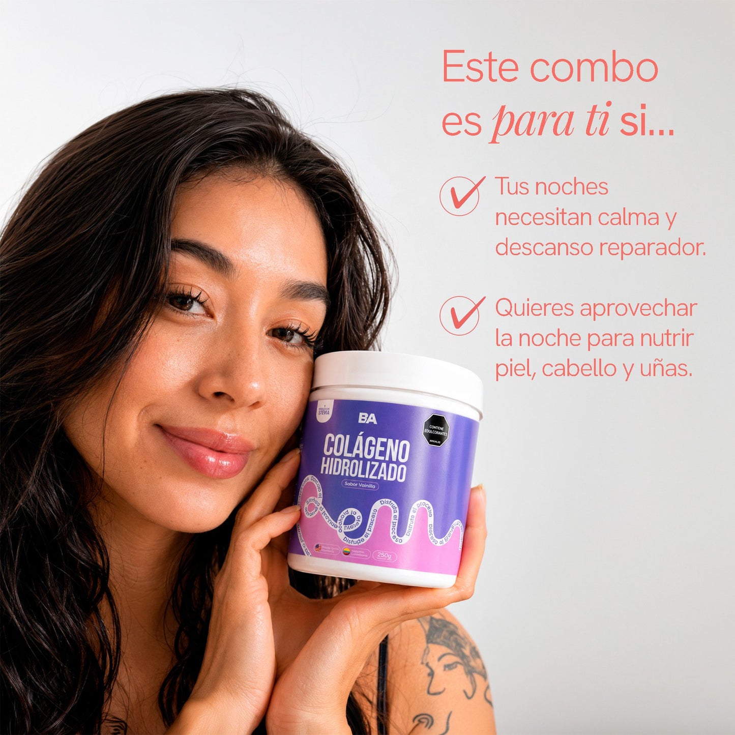 Para quién es el Combo Recuperación y Relajación de BioAdvance: tus noches necesitan calma y descanso reparador, y quieres aprovechar la noche para nutrir tu piel, tu cabello y tus uñas.