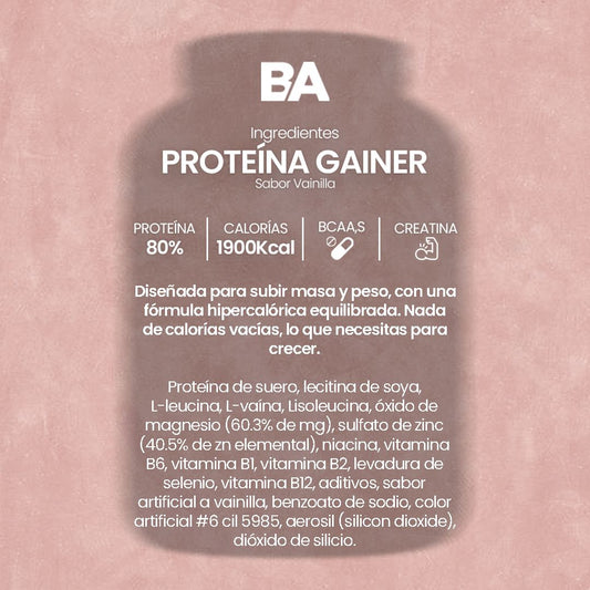 Proteina Gainer en Polvo BioAdvance